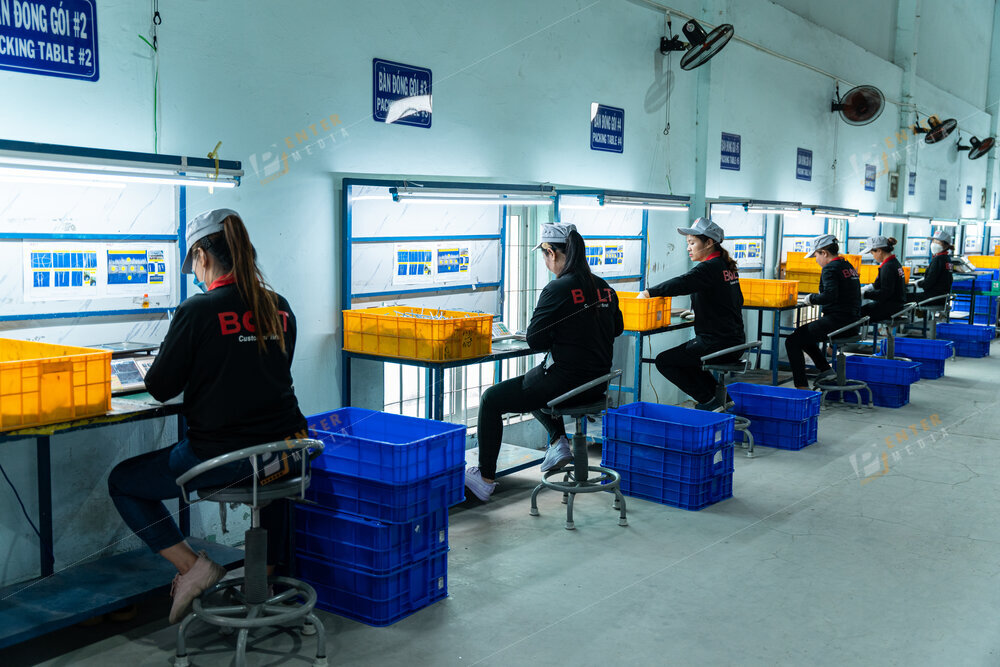 Ảnh nhân viên nhà xưởng Bolt Việt Nam