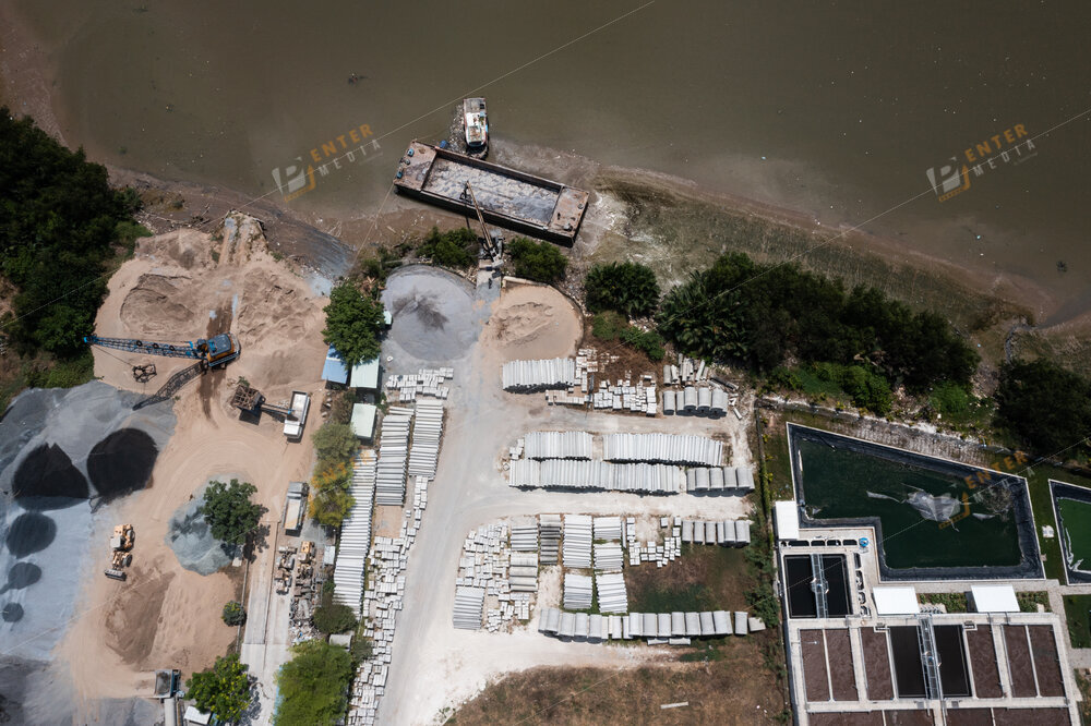 Chụp ảnh xưởng sản xuất tại khu công nghiệp cho công ty bê tông Minh Khôi