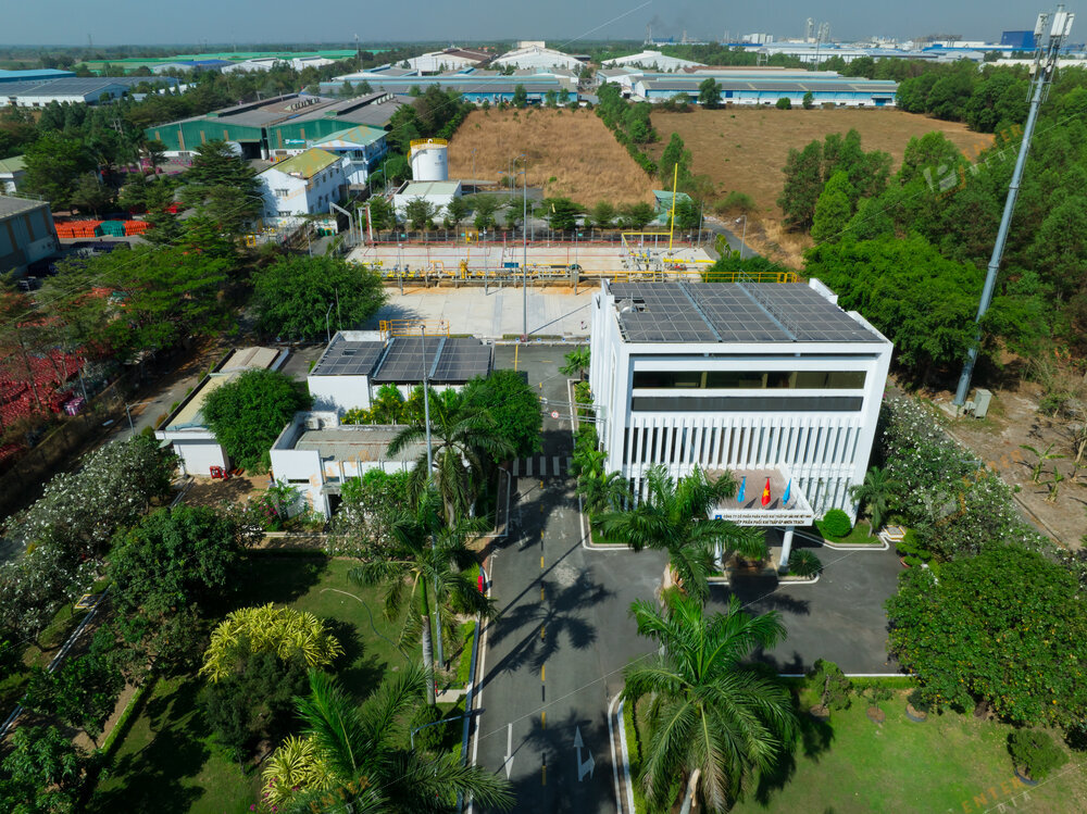 Ảnh flycam Xí Nghiệp phân phối khí thấp áp Nhơn Trạch - Công ty PVGasD (Petrolimex)