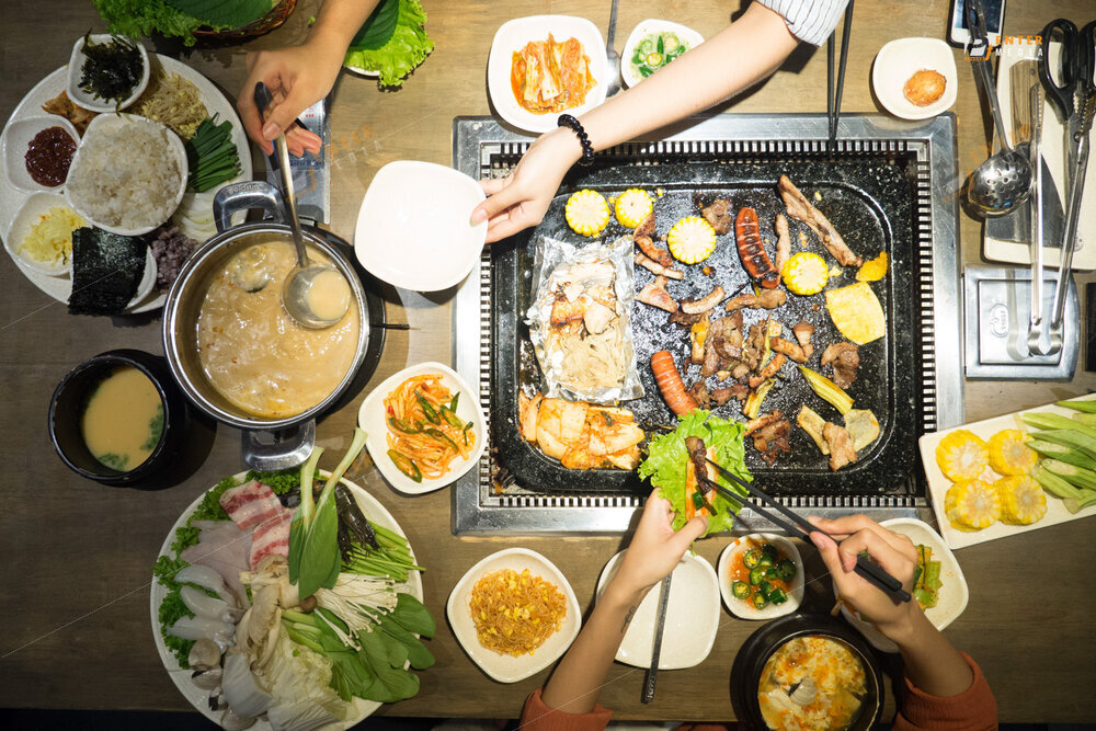 Những món ăn được trình bày đẹp mắt tại Dolpan Sam