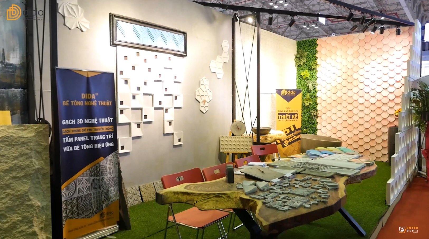 Enter Media quay video gian hàng triển lãm của Dida tại Vietbuild 2019