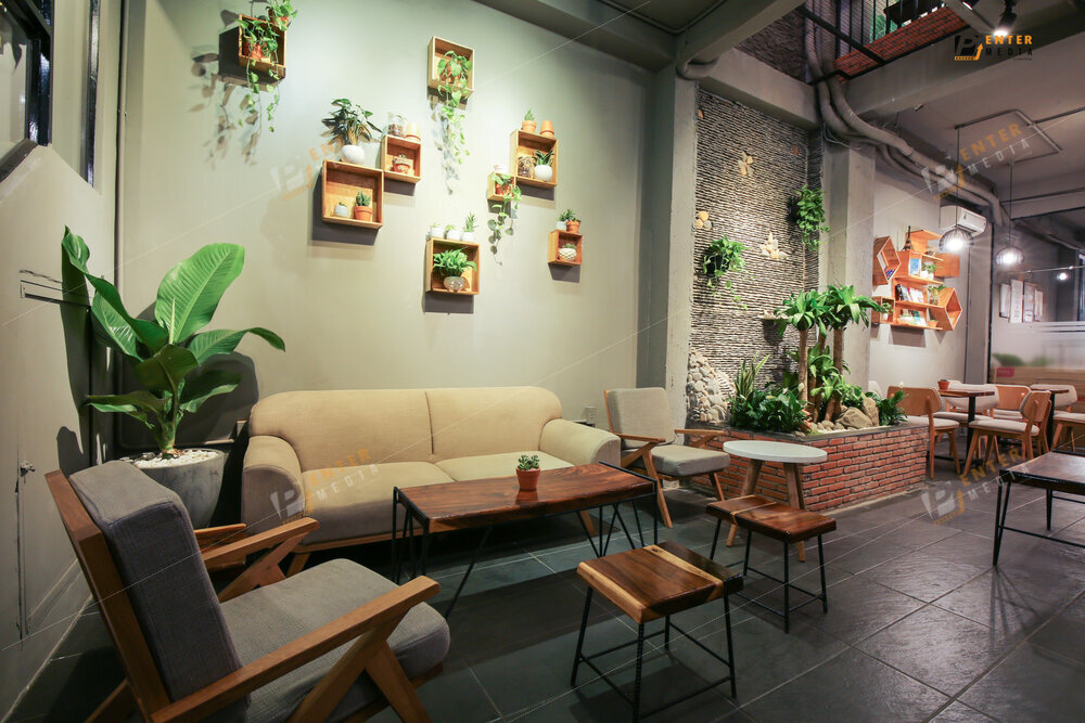 1 góc không gian quán cafe Nara Coffee