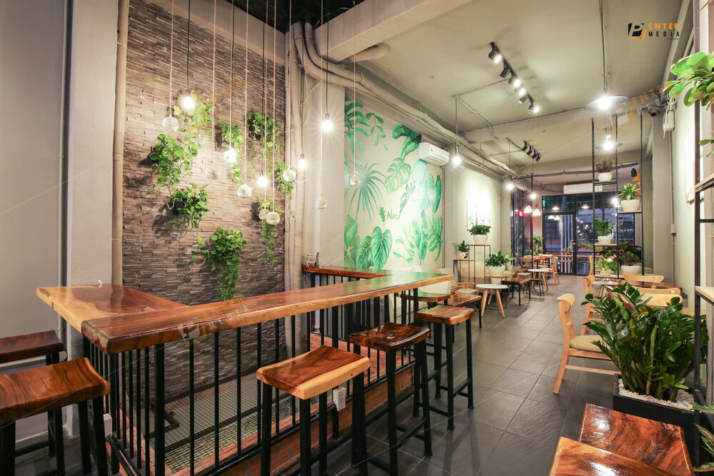 Chụp ảnh không gian quán cafe Nara Coffee