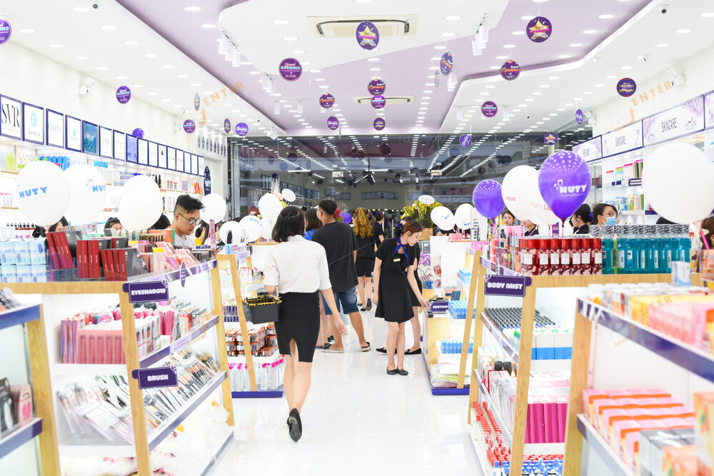 Không gian cửa hàng thứ 8 của Nuty Cosmetics
