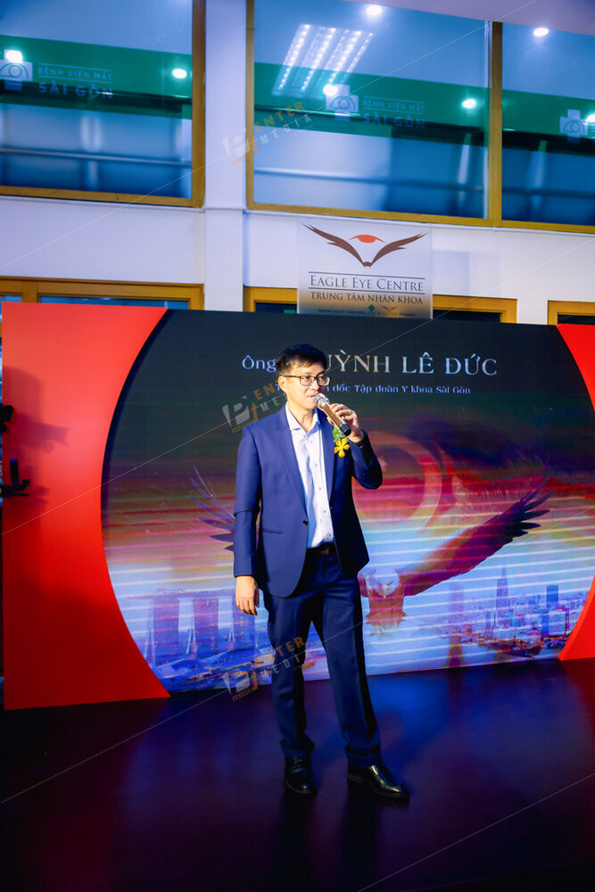Đại diện Eagle Eye Centre phát biểu trong sự kiện