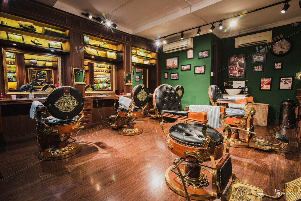 Không gian Baber Shop của House of Barbaard