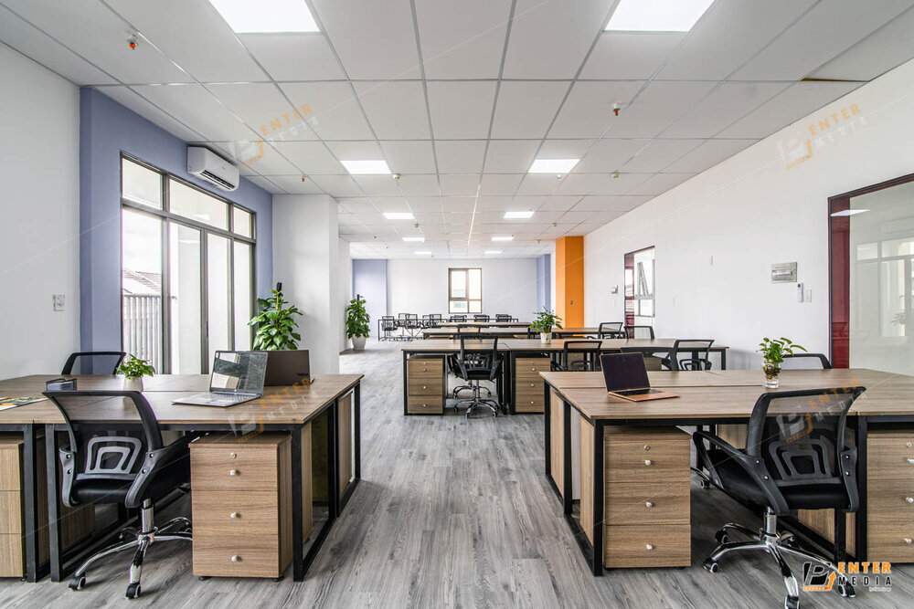 Enter Media thực hiện chụp ảnh quay phim kiến trúc nội thất không gian coworking space WinPlace tại Jamona Heights, Quận 7