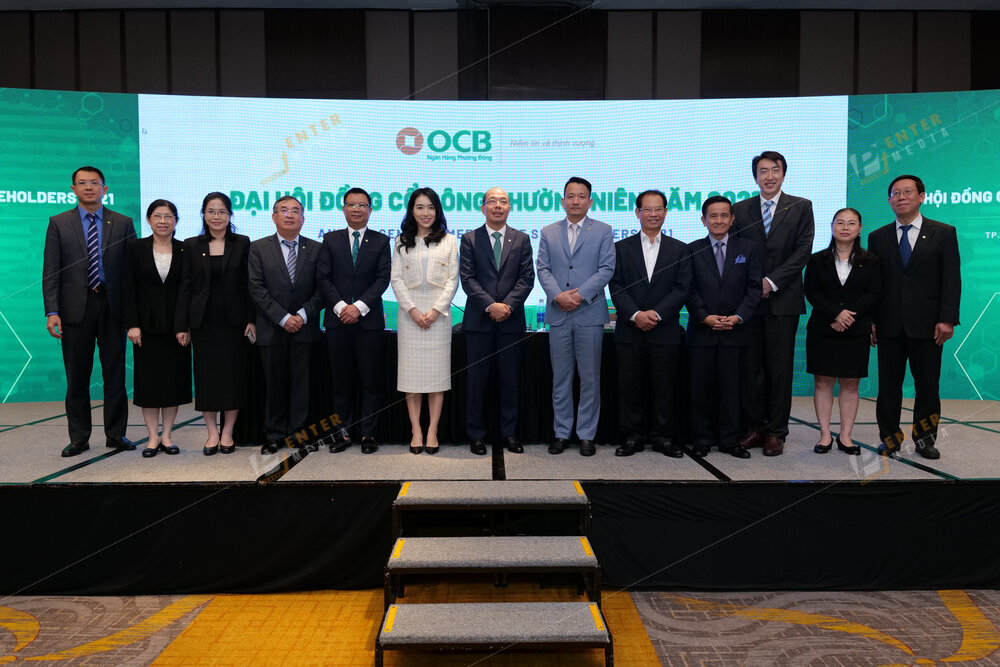 Enter Media cung cấp dịch vụ chụp hình sự kiện hội nghị đại hội đồng cổ đông ngân hàng OCB