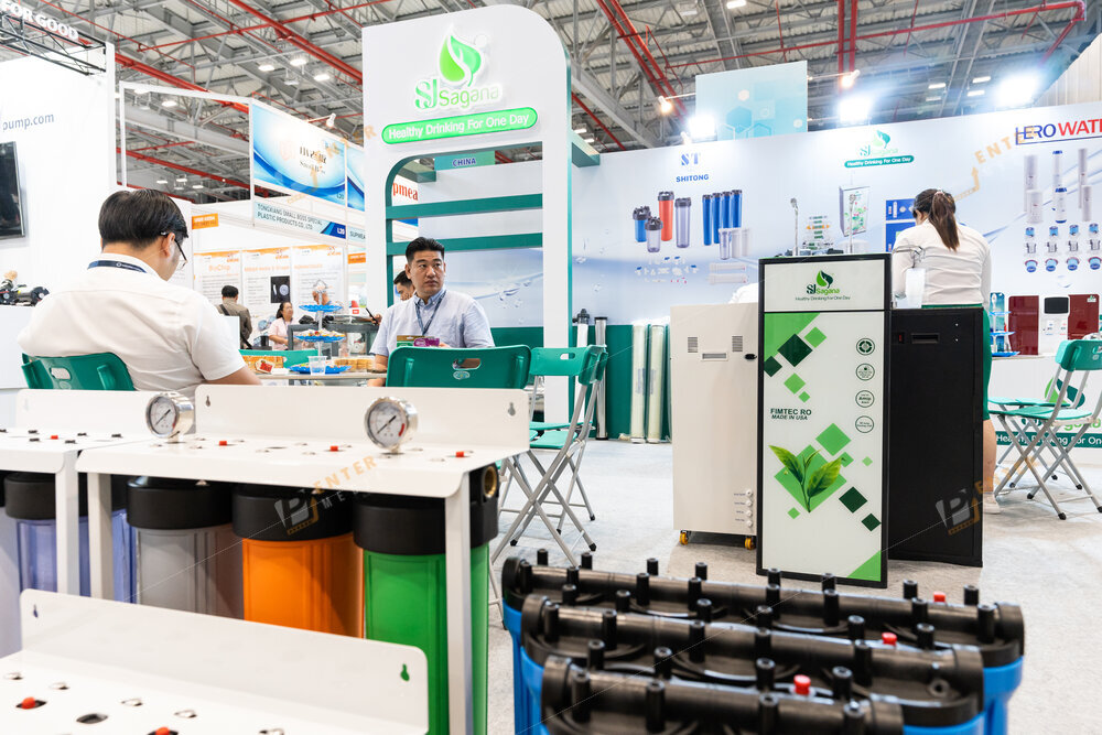 Enter Media quay phim sự kiện triển lãm VietWater cho Công Ty Sagana tại SECC