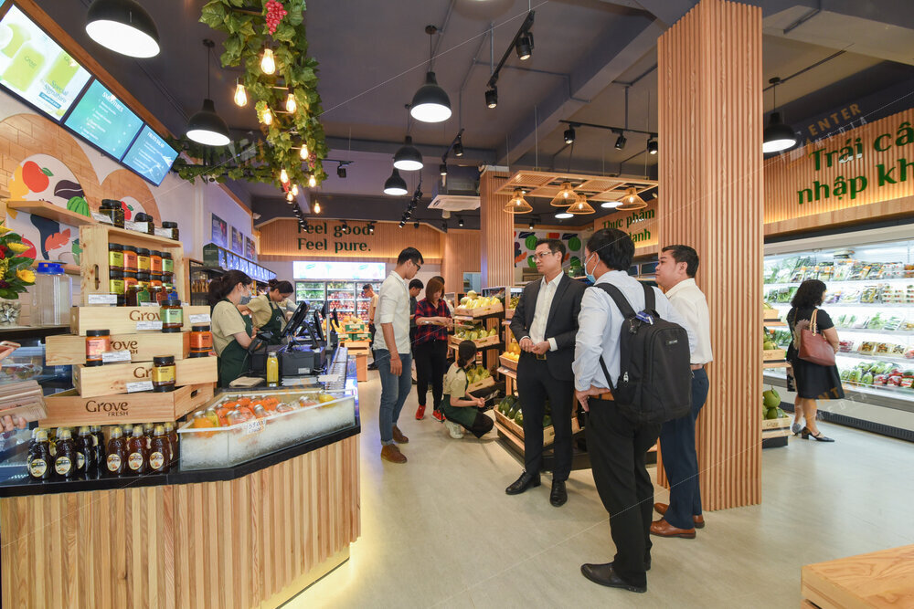 Không gian cửa hàng Grove Fresh
