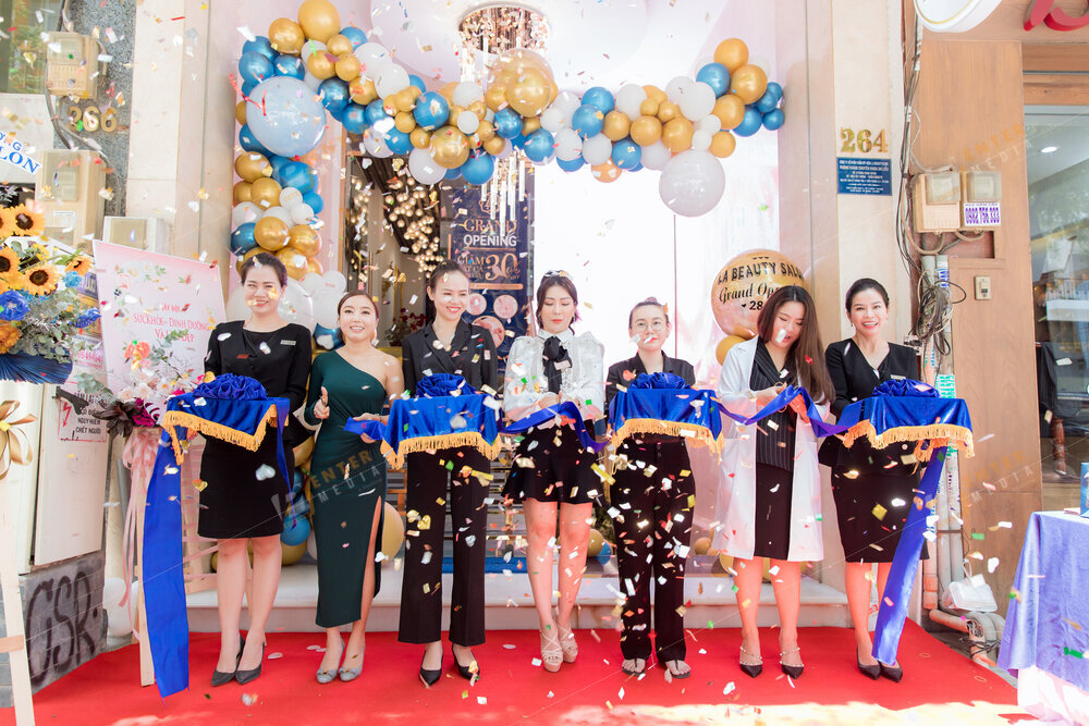 Enter Media thực hiện chụp quay sự kiện khai trương cho LA Beauty Salon