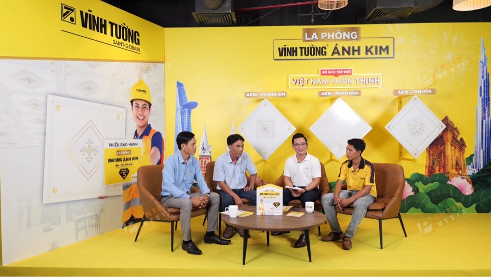 Enter Media triển khai dịch vụ livestream sự kiện talkshow cho công ty Vĩnh Tường
