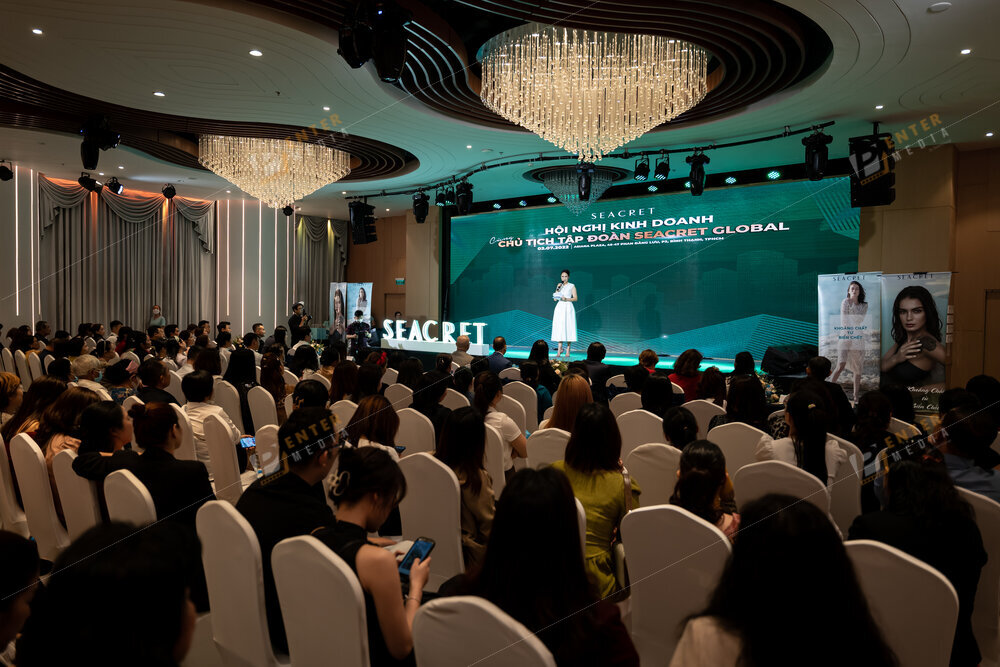 Enter Media quay phim sự kiện chụp hình sự kiện cho tập đoàn Seacret