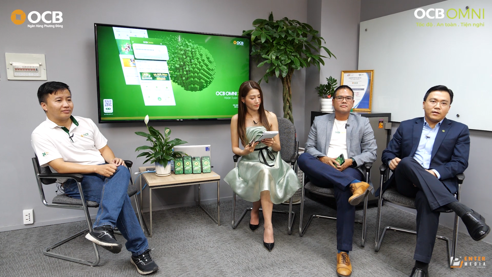 Enter Media cung cấp dịch vụ livestream sự kiện ra mắt OCB OMNI 2.0