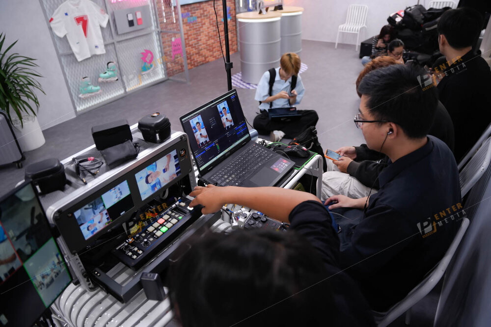 Kỹ thuật livestream trong sự kiện “The Ultra Fest. Unfolds” ra mắt Samsung Galaxy Z Fold7 & Z Flip7 tại THISO Mall Sala