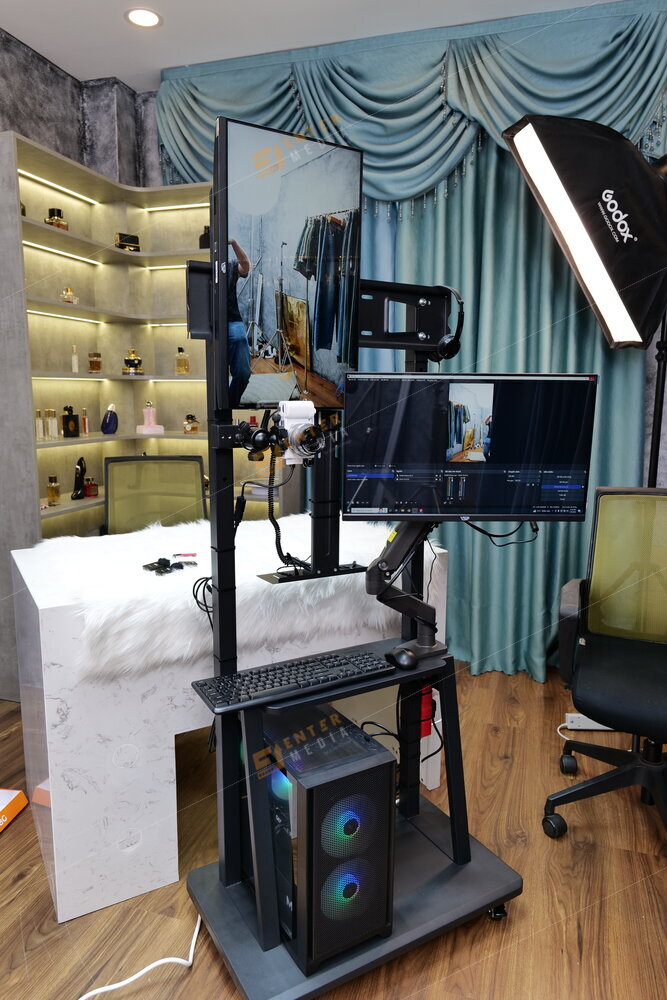 Hệ thống livestream di động Enter Media setup phòng livestream cho My G' Girl Việt Nam