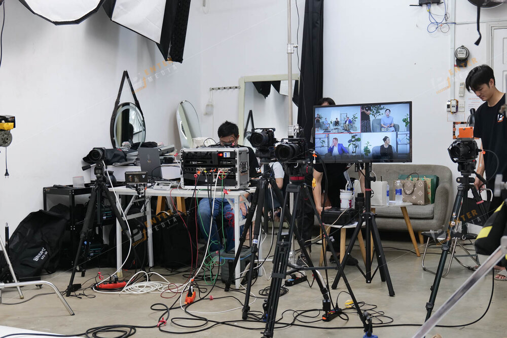 Kỹ thuật setup máy quay talkshow cho Công Ty Inamed