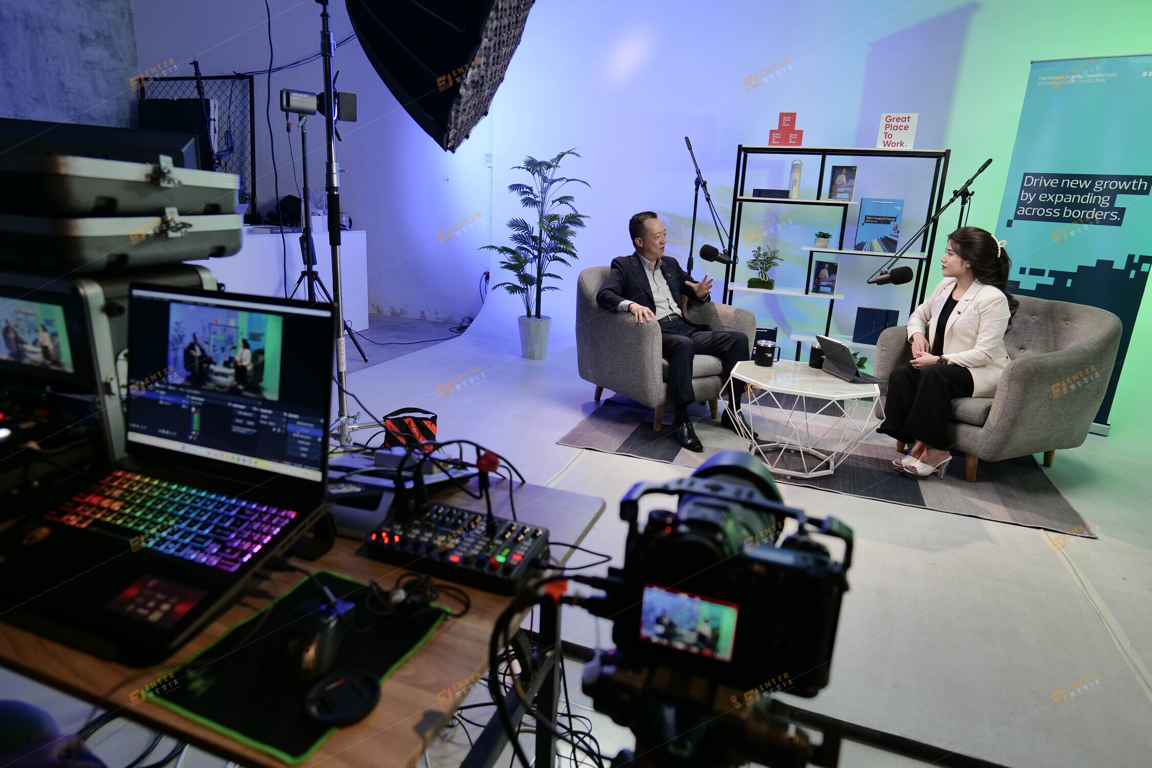 Hậu trường quay video Podcast cho RSM Việt Nam tại Enter Studio