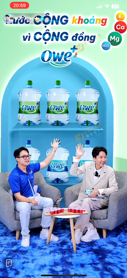 Phiên livestream mega cùng KOC Đức Anh trên kênh Tiktok